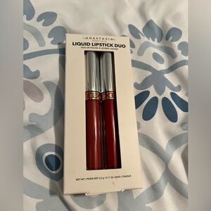 Anastasia liquid lipstick duo in shades Dazed and Sarafine